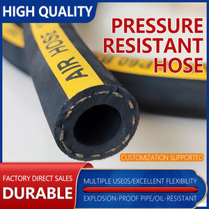 Noir WP. Tuyau d'air en caoutchouc <span class=keywords><strong>haute</strong></span> <span class=keywords><strong>pression</strong></span> tressé en nylon 20 <span class=keywords><strong>bars</strong></span> <span class=keywords><strong>300</strong></span> PSI - Product Image 6