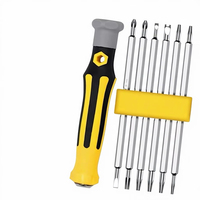 Jeu de tournevis 6 en 1, modèle 070, acier Cr-V, embouts doubles, magnétiques, outils de réparation de précision pour ordinateur portable et matériel informatique
