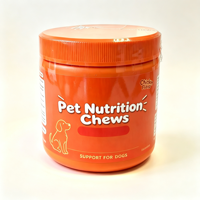 Comprimés à mâcher nutritifs pour chiens, collations nutritives, formule nutritionnelle pour animaux de compagnie, saveurs personnalisables, fabricant d'aliments pour animaux de compagnie