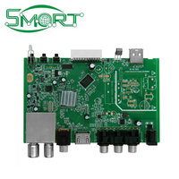 Carte PCB PCBA personnalisée de haute qualité pour décodeur numérique terrestre DVB-T2 ISDB-T ATSC, avec fichier Gerber, liste BOM et conformité RoHS