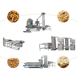 pumpkin seeds separating dehulling machine cedar nuts cracker machine