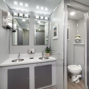 Toilettes portables personnalisées de haute qualité <span class=keywords><strong>Caravane</strong></span> de <span class=keywords><strong>location</strong></span> avec salle de bain Remorque portable Toilettes - Product Image 4
