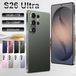 สมาร์ทโฟน S26 Ultra รุ่นใหม่ล่าสุด ลื่นไหลไร้สะดุดตา ราคาโรงงาน ระบบ Android <span class=keywords><strong>15</strong></span> พร้อมระบบจดจำใบหน้า คุณภาพระดับธุรกิจ - Product Image 1