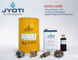 Vernis isolant Jyoti 131 FD Classe F pour bobinage de moteur électrique, transformateur, bobine, haute résistance thermique - Product Image 4