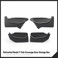 Organisateur latéral de siège étanche compatible avec la Tesla Model Y 2025 (version améliorée) – Boîte de rangement pour poche de porte, organisateur de porte intérieur