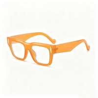 Gafas SM26002 con Filtro de Luz Azul para Mujer y Hombre, Montura Gruesa de PC, Gafas de Computadora, Geométricas Cuadradas Extra Grandes, Bloquean la Luz Azul
