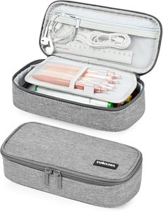Estuche para Lápices de Gran Capacidad con Cierre y Asa Resistentes - Regalo de Útiles Escolares y de Oficina para Niños, Adolescentes y Estudiantes - Product Image 3