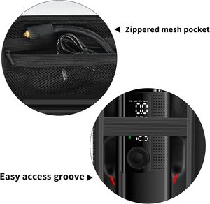 Étui de transport portable personnalisé pour pompe à air et gonfleur de <span class=keywords><strong>pneus</strong></span>, étui de rangement en EVA compatible avec compresseur d'air - Product Image 4
