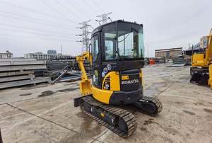 Mini-excavatrice sur chenilles Komatsu PC35 d'origine japonaise avec cabine, performance optimale - Product Image 3