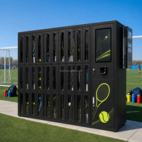 Armoire de location intelligente Baiwei pour raquettes de padel, casier de location en libre-service pour campus, armoire de location intelligente pour planches de paddle