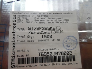 St72f325k6t6tr New Original 8-bit vi điều khiển IC MCU 8bit 32KB Flash lqfp32 linh kiện điện tử <span class=keywords><strong>st72f325k6t6</strong></span> - Product Image 4