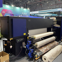 Machine d'impression par sublimation numérique haute précision ENJET 1,9 m, imprimante par sublimation pour tissu, pour t-shirts avec 8 têtes I3200