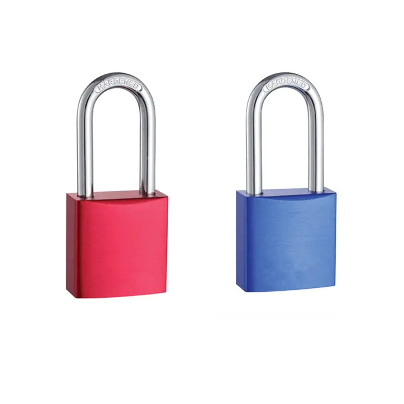 Leveren Op Maat Aluminium Pad Slot, Aluminium Kleur Hangslot, Rood Aluminium Veiligheidshangslot Veiligheidsvergrendeling Aluminium Hangslot Aluminium Hangslot