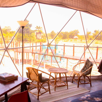 Dôme géodésique extérieur moderne et luxueux Domo transparent en polycarbonate tente de camping et de glamping dôme étanche tente maison pour événements