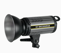 Lumière vidéo LED RGB professionnelle 100W 2800K-9800K CRI 95+ COB, lumière de remplissage pour photographie avec 17 effets FX pour studio TikTok