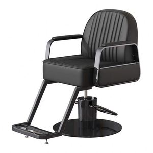 Nouveau noir or Salon chaise en métal galvanisé coupe couleur des cheveux ascenseur de cheveux Simple cuir peut placé à l'envers chaise de barbier - Product Image 6