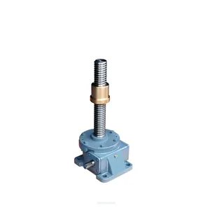 Tornillo de gusano con gato elevador, caja de cambios daftar harga, motor de caja de cambios, tornillo de tornillo sin fin, gato elevador swl, Gato mecánico