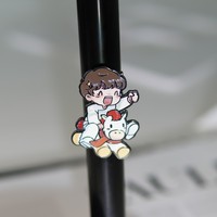 Épingles en métal anime personnalisées de haute qualité LGC, badges en émail dur pour cadeau et collection