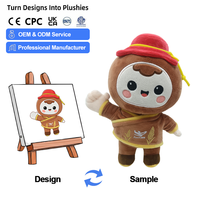 Produsen Mainan Boneka Plush Kustom OEM ODM Grosir Hewan Boneka Mainan Lembut Buat Desain Anda Sendiri untuk Bisnis