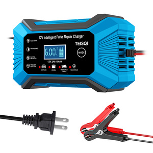 <span class=keywords><strong>Chargeur</strong></span> de voiture rapide <span class=keywords><strong>professionnel</strong></span> portable 12V 6A en gros avec <span class=keywords><strong>batterie</strong></span> intégrée, affichage LED, prises EU et US, <span class=keywords><strong>chargeur</strong></span> de maintien pour scooter - Product Image 5