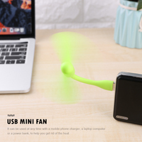 Mini ventilateur USB flexible pliable pour batterie externe ordinateur portable chargeur secteur Portable main pour ordinateur Gadget d'été