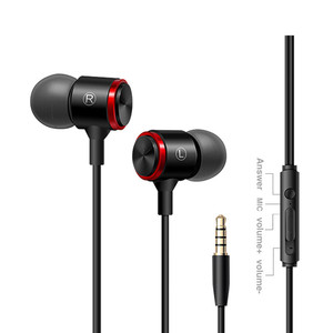 Mode mains libres Sport <span class=keywords><strong>musique</strong></span> filaire Microphone 3.5MM écouteur - Product Image 2
