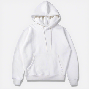 Sudadera con Capucha Unisex de Color Sólido, Informal, para Otoño, de Manga Larga, Tejida, 100% Algodón, con Bolsillos, Corte Holgado - Product Image 5