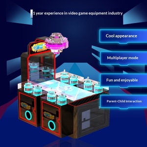 Four-player Spinning <strong>Top</strong> <strong>Battle</strong> <strong>Game</strong> Console Parent-child Interactive Fun Video <strong>Game</strong> Equipment Large Metal Coin-operated - Product Image 1