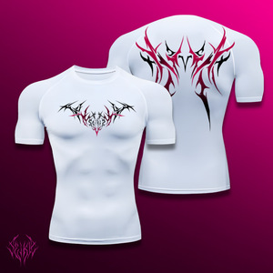 T-shirt Modellante Atletica da Uomo a Maniche Corte, Traspirante e ad Asciugatura Rapida, Contenitiva e Modellante per il Ventre, Ideale per l'Allenamento Transfrontaliero - Product Image 6