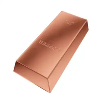 Lingot de cuivre pur de haute qualité, métal de rebut, haute pureté 99,99%