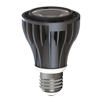 Ampoule LED PAR20 en aluminium à culot E27/E26, 7W 10W 12W, sans scintillement, AC 110V 120V 220V 230V 240V
