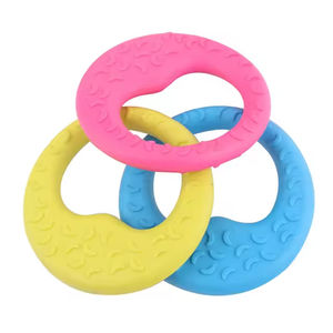 Sıcak satış özel toksik olmayan dayanıklı TPR Molar interaktif köpek çiğneme oyuncakları dayanıklı kauçuk ay yıldız şekli Pet oyuncaklar - Product Image 3