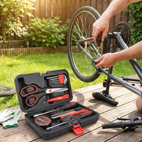 Ensemble d'outils à main durables de 12 pièces, kit d'outils multifonctionnel avec étui de transport pour projets de bricolage