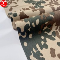 Tissu camouflage TC TR CVC Ripstop 80-400 g/m² imperméable, ignifuge, avec revêtement IRR pour uniforme