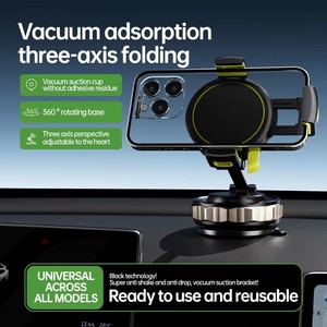 Support magnétique à absorption par le vide pour voiture, support de téléphone à ventouse 360° °   Support magnétique de téléphone réglable pour ventouse - Product Image 5