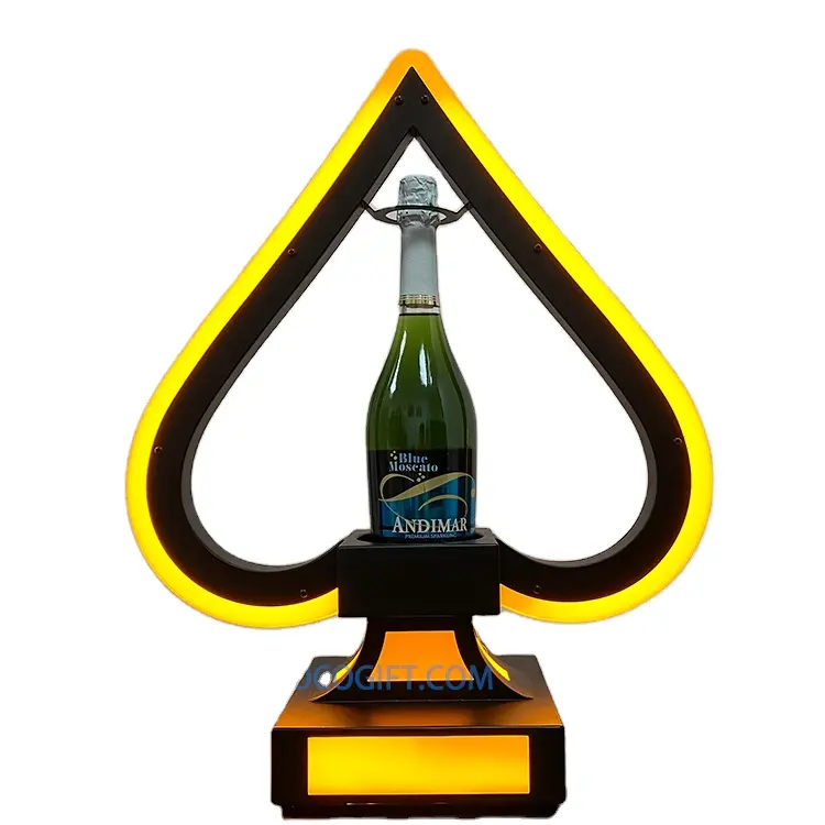 New Design bottle service vip sign led bottle presenter