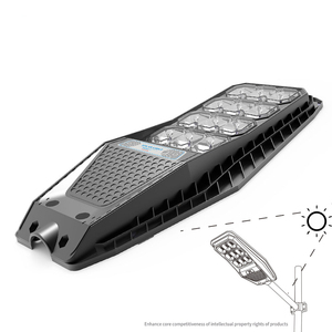 Luces LED solares para exteriores, 200W, 300W, Sensor de movimiento por radar, 3 modos, lámpara de carretera de pared, foco alimentado por energía Solar, iluminación de seguridad para jardín - Product Image 2