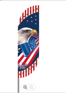 Tùy chỉnh quảng cáo in double sided Polyester cờ giá rẻ trống biểu ngữ với logo của bạn - Product Image 4