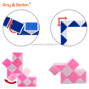 Rompecabezas mágico de serpiente, superventas, 24 bloques, juguete inquieto de serpiente, alivio del estrés, educativo, colorido, 24 eslabones, serpiente para niños y adultos - Product Image 4