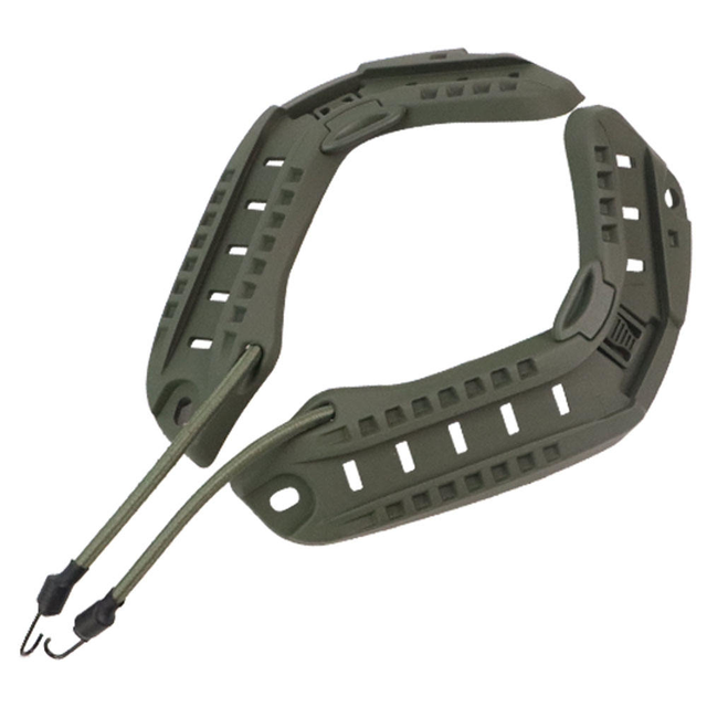Curved Rotatable Nylon Helmet Side Rail Quick Attach Outdoor Accessory Rail for Mich Series Helmets