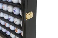 Boîte de présentation pour 49 balles de golf avec porte en acrylique verrouillable, cadeau pour les collectionneurs et les passionnés de golf