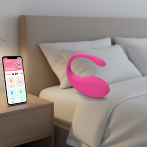 Vibromasseur contrôlé par application Mnifa, stimulateur du point G en silicone, étanche, rechargeable, pour la masturbation féminine - Product Image 2