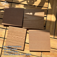 Plancher en bois composite WPC à grain de bois réaliste, antidérapant, imperméable, gaufré et rainuré, directement de l'usine