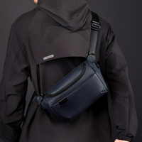 Sacs de poitrine à bandoulière pour hommes, antivol, en nylon imperméable, pour le sport, les voyages, la course à pied, les loisirs, personnalisables