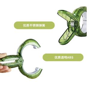 Pinzas para secar ropa duraderas, de gran tamaño, con gancho fuerte de plástico y resorte de acero inoxidable para uso doméstico. - Product Image 1