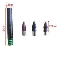 Stylo magnétique industriel pour réparation de bosses de voiture, outil de débosselage sans peinture en fibre de carbone avec pointes en bakélite PEEK