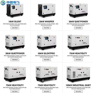 Générateur de soudage silencieux de secours triphasé 40 kW, démarrage à distance, 4 temps, alternateur 100 % cuivre pour usage industriel en atelier - Product Image 6