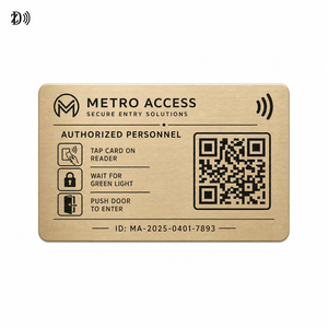 Personalisierte Gravierte Edelstahl NFC Metallkarte Anpassbare Programmierbare RFID Metall-Mitgliedskarte für VIP-Treueprogramme - Product Image 4