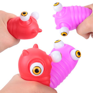 Popular Wholesale Customization Fidget <b>Toys</b> Kids OEM & ODM logo Printing Anti <b>Stress</b> Squishy <b>Toys</b> Eyes Pop-out Finger Slug - Product Image 3