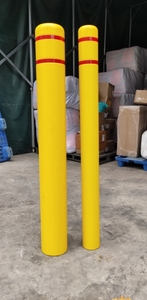 Nhà Máy Bán buôn Ngoài Trời Màu Vàng 4 và 6 inch UV kháng nhựa đường PE bollard Bìa bài delineator tay áo - Product Image 5